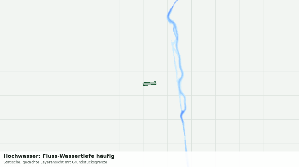 Statische Kartenansicht: Hochwasser: Fluss-Wassertiefe häufig
