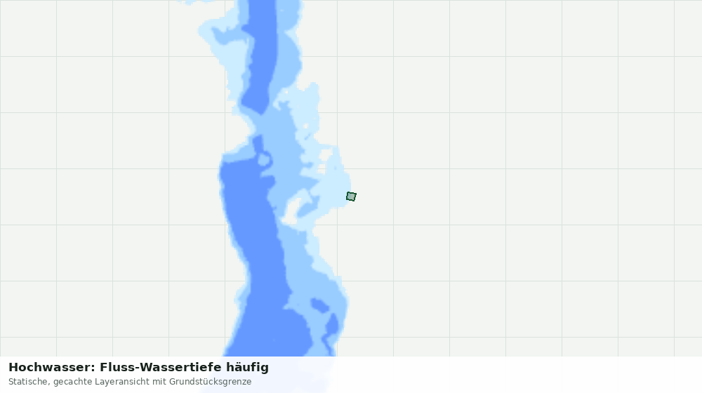 Statische Kartenansicht: Hochwasser: Fluss-Wassertiefe häufig