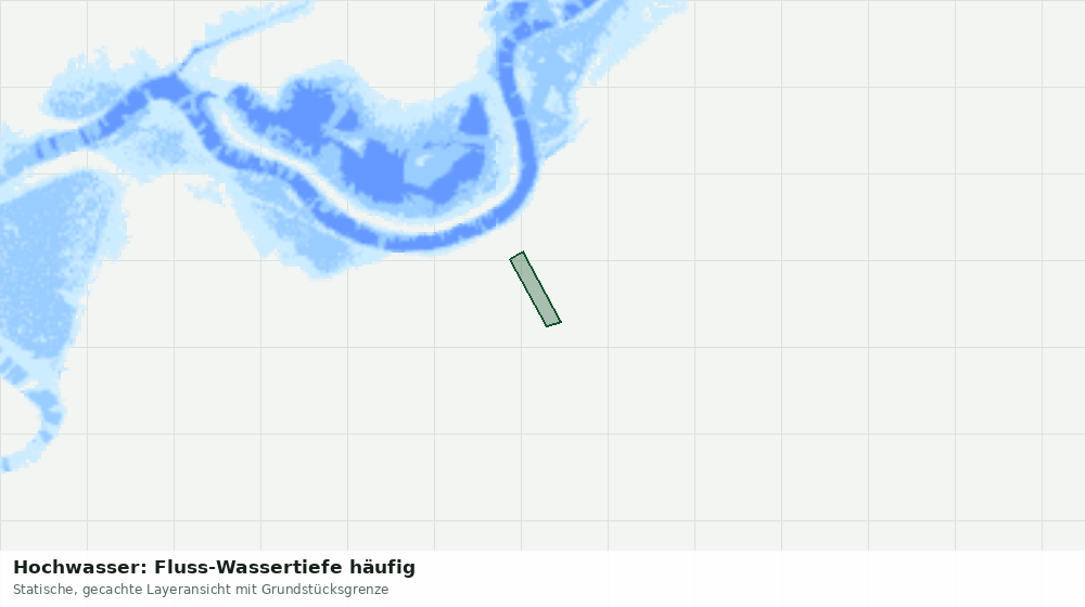 Statische Kartenansicht: Hochwasser: Fluss-Wassertiefe häufig