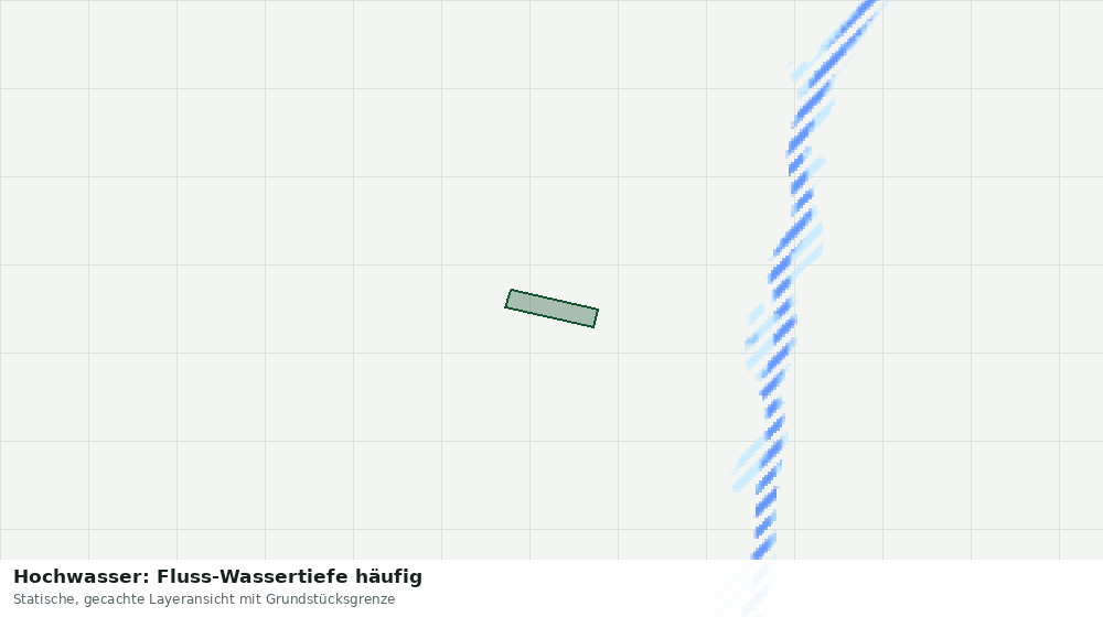 Statische Kartenansicht: Hochwasser: Fluss-Wassertiefe häufig