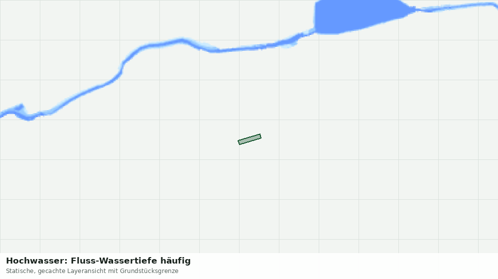 Statische Kartenansicht: Hochwasser: Fluss-Wassertiefe häufig