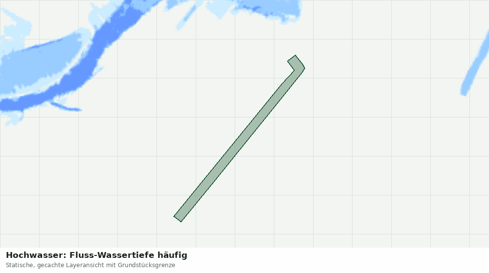 Statische Kartenansicht: Hochwasser: Fluss-Wassertiefe häufig