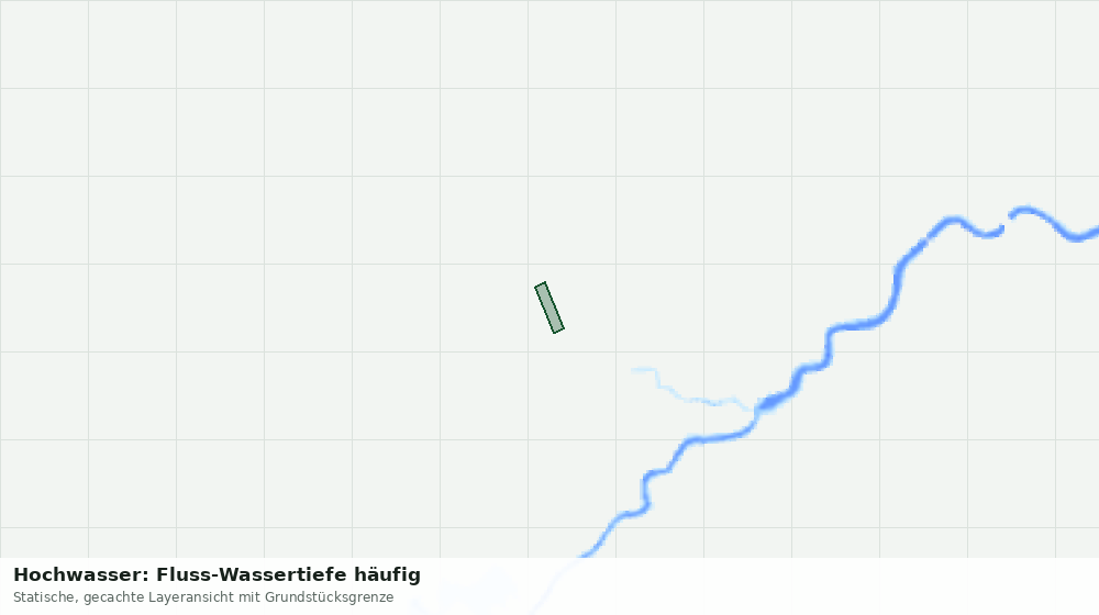 Statische Kartenansicht: Hochwasser: Fluss-Wassertiefe häufig