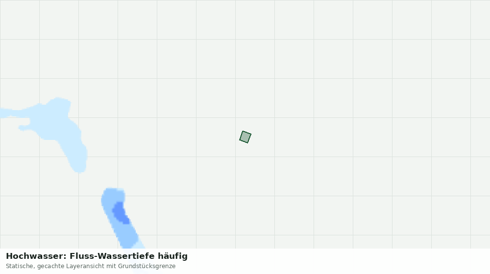 Statische Kartenansicht: Hochwasser: Fluss-Wassertiefe häufig