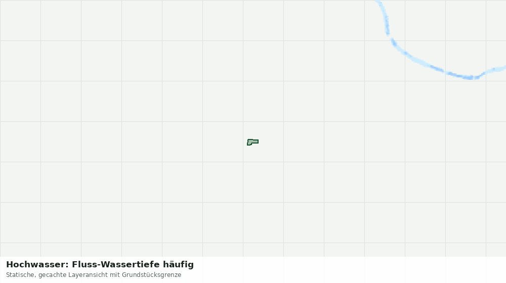 Statische Kartenansicht: Hochwasser: Fluss-Wassertiefe häufig