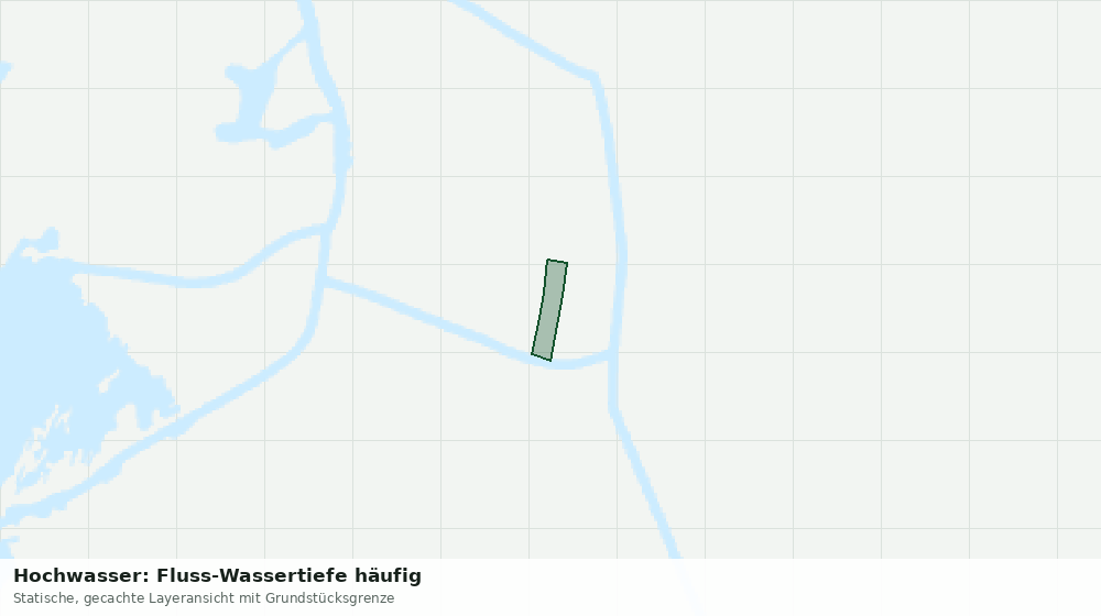 Statische Kartenansicht: Hochwasser: Fluss-Wassertiefe häufig