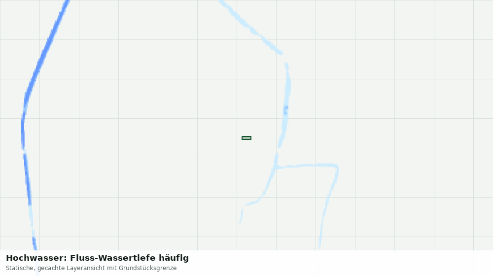 Statische Kartenansicht: Hochwasser: Fluss-Wassertiefe häufig