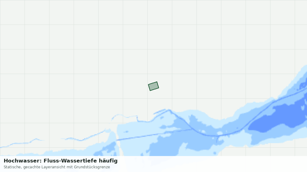 Statische Kartenansicht: Hochwasser: Fluss-Wassertiefe häufig