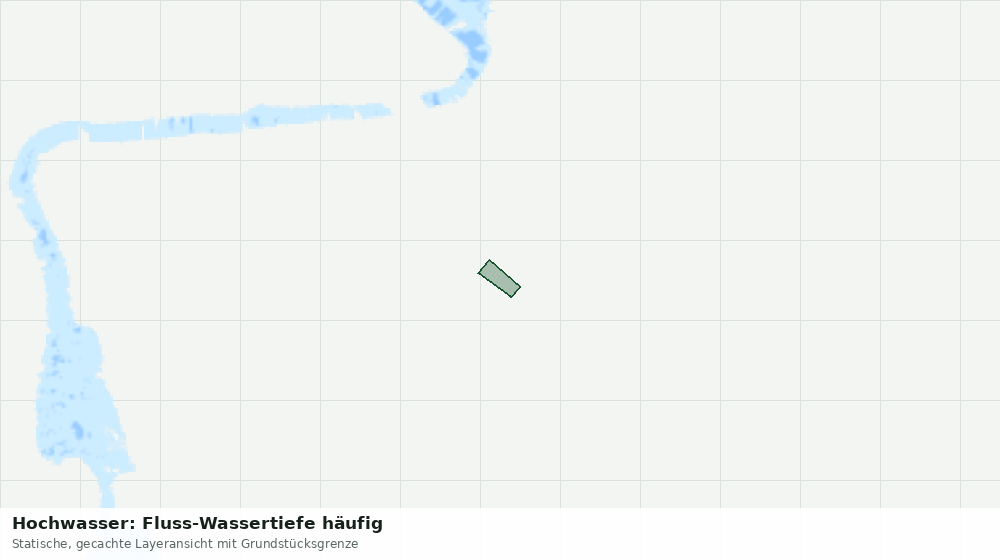 Statische Kartenansicht: Hochwasser: Fluss-Wassertiefe häufig