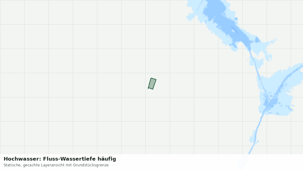 Statische Kartenansicht: Hochwasser: Fluss-Wassertiefe häufig