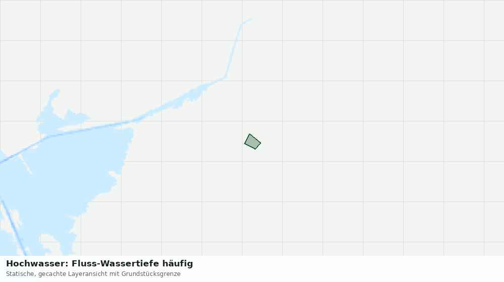 Statische Kartenansicht: Hochwasser: Fluss-Wassertiefe häufig