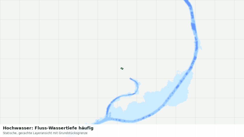Statische Kartenansicht: Hochwasser: Fluss-Wassertiefe häufig