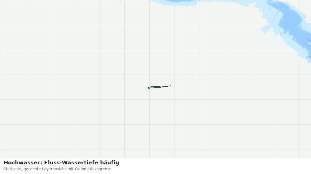 Statische Kartenansicht: Hochwasser: Fluss-Wassertiefe häufig