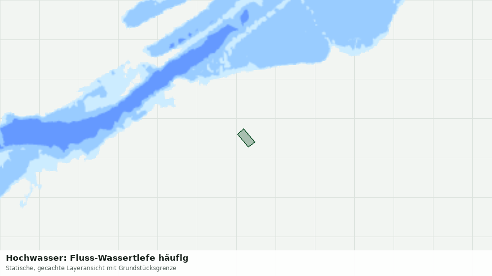 Statische Kartenansicht: Hochwasser: Fluss-Wassertiefe häufig