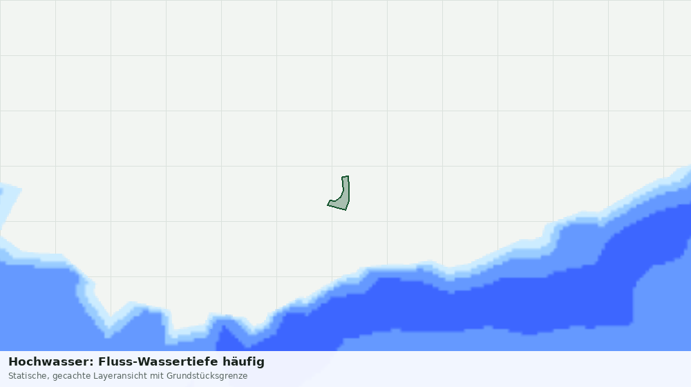 Statische Kartenansicht: Hochwasser: Fluss-Wassertiefe häufig