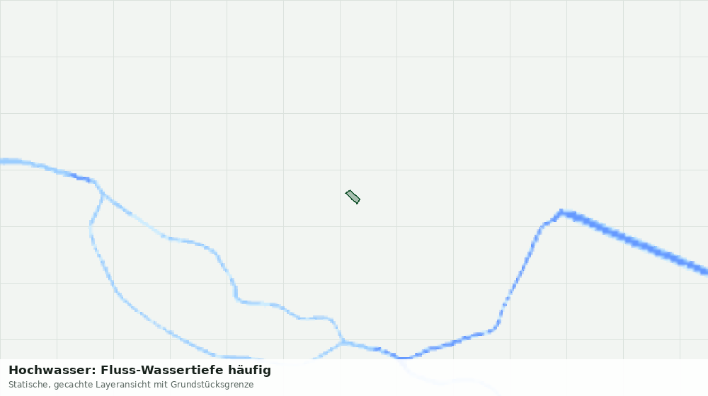 Statische Kartenansicht: Hochwasser: Fluss-Wassertiefe häufig