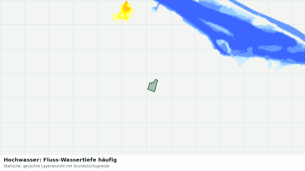 Statische Kartenansicht: Hochwasser: Fluss-Wassertiefe häufig