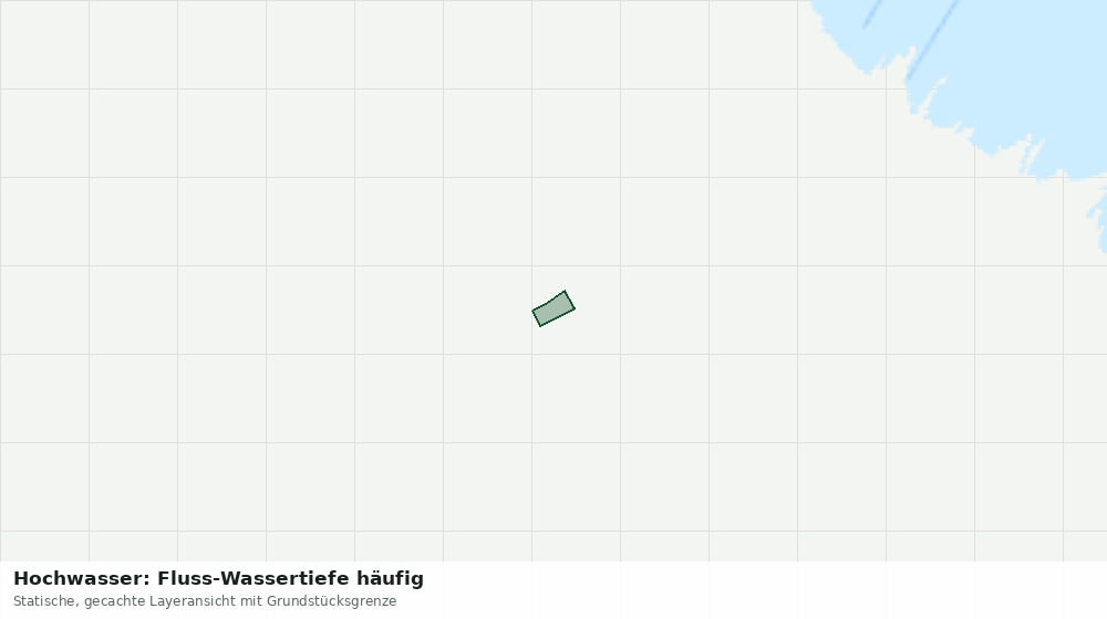 Statische Kartenansicht: Hochwasser: Fluss-Wassertiefe häufig