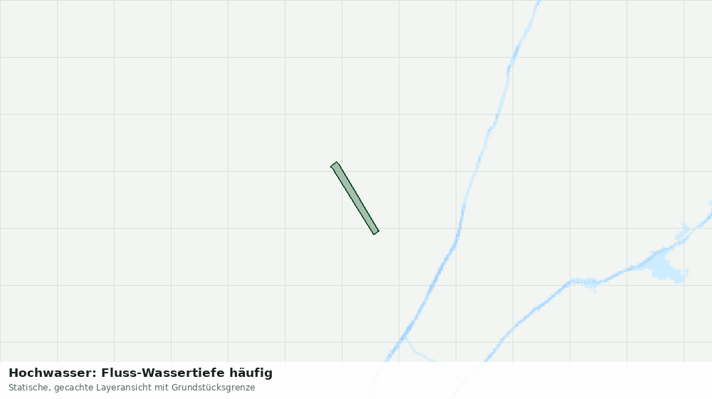 Statische Kartenansicht: Hochwasser: Fluss-Wassertiefe häufig