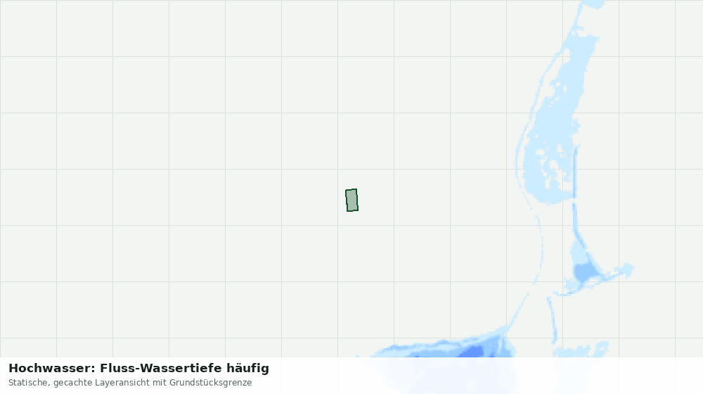 Statische Kartenansicht: Hochwasser: Fluss-Wassertiefe häufig
