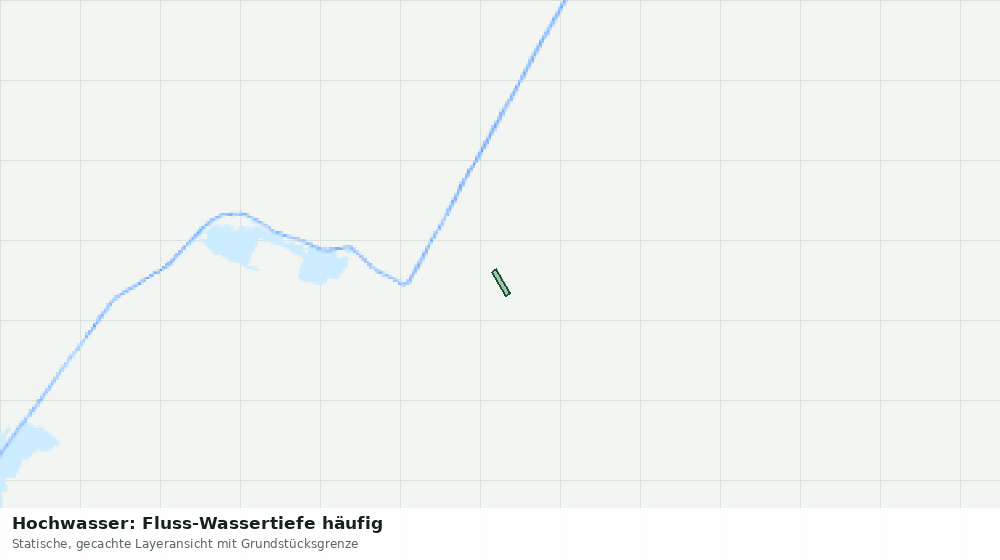 Statische Kartenansicht: Hochwasser: Fluss-Wassertiefe häufig