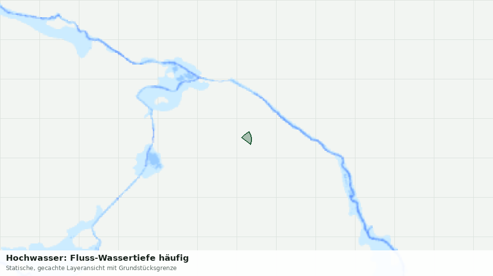 Statische Kartenansicht: Hochwasser: Fluss-Wassertiefe häufig