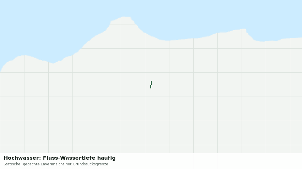 Statische Kartenansicht: Hochwasser: Fluss-Wassertiefe häufig