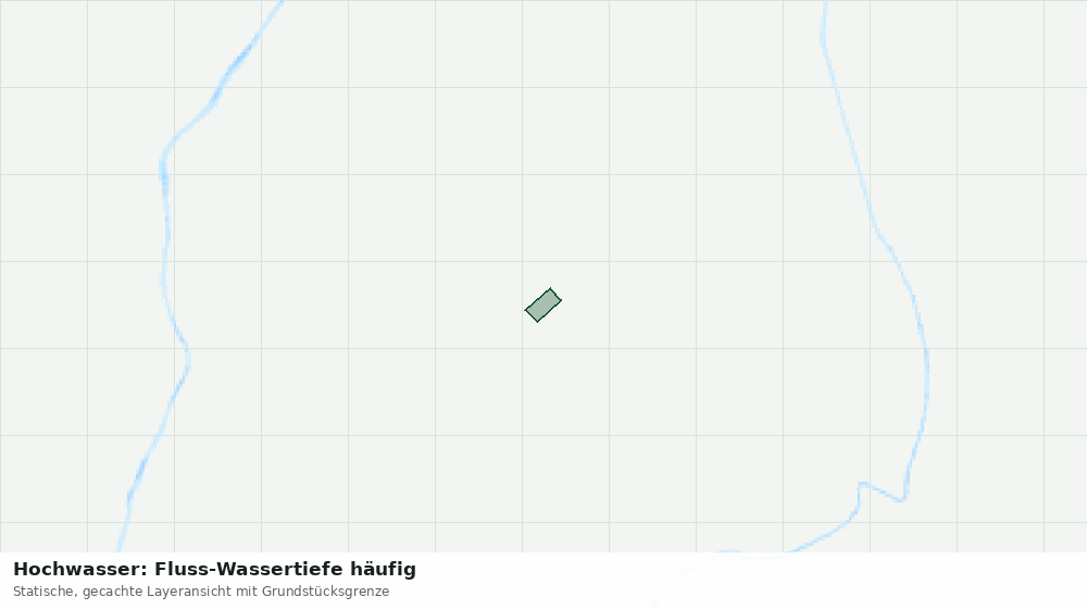 Statische Kartenansicht: Hochwasser: Fluss-Wassertiefe häufig