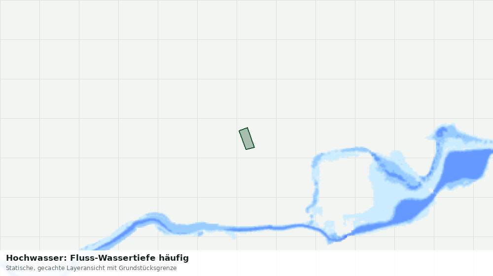 Statische Kartenansicht: Hochwasser: Fluss-Wassertiefe häufig