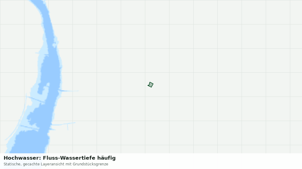 Statische Kartenansicht: Hochwasser: Fluss-Wassertiefe häufig