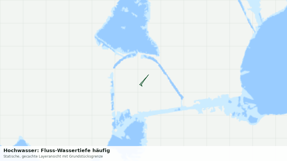 Statische Kartenansicht: Hochwasser: Fluss-Wassertiefe häufig