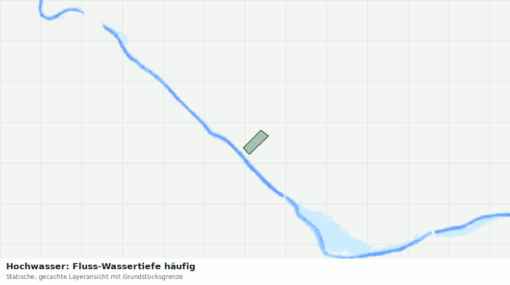 Statische Kartenansicht: Hochwasser: Fluss-Wassertiefe häufig