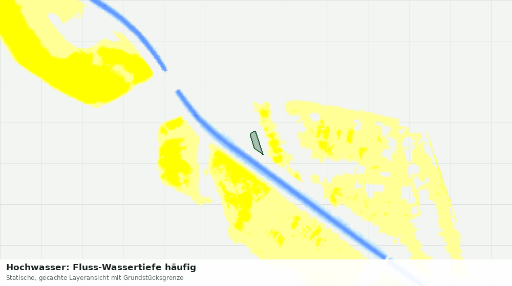Statische Kartenansicht: Hochwasser: Fluss-Wassertiefe häufig
