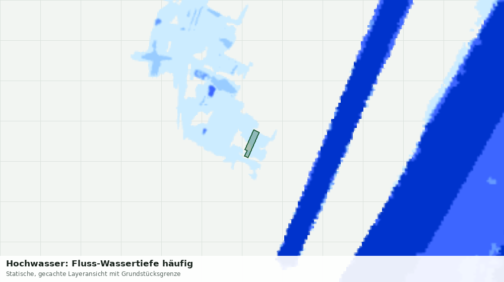 Statische Kartenansicht: Hochwasser: Fluss-Wassertiefe häufig