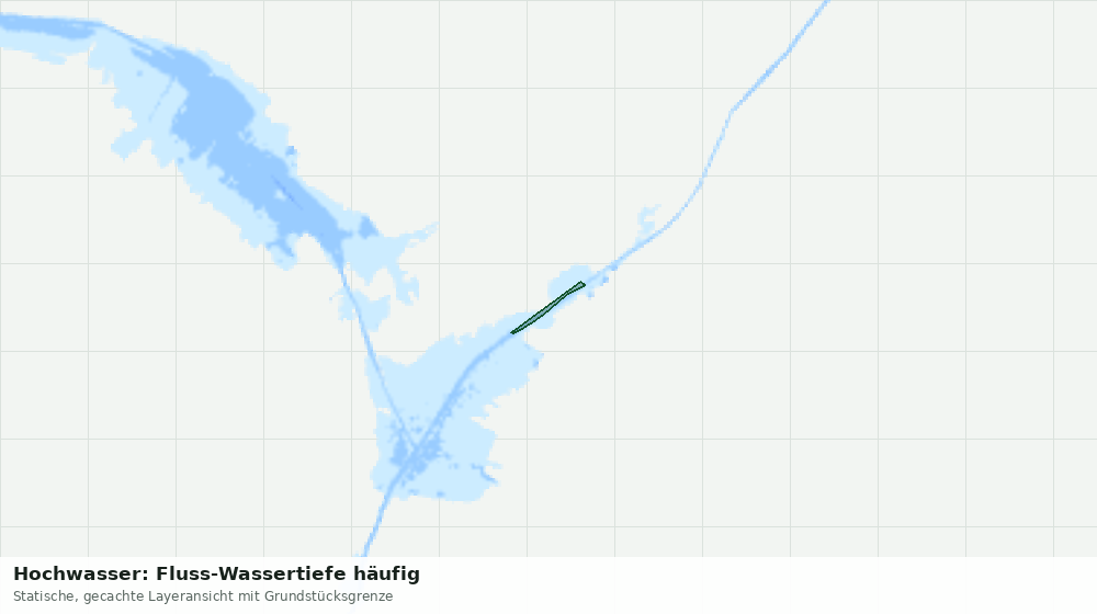 Statische Kartenansicht: Hochwasser: Fluss-Wassertiefe häufig