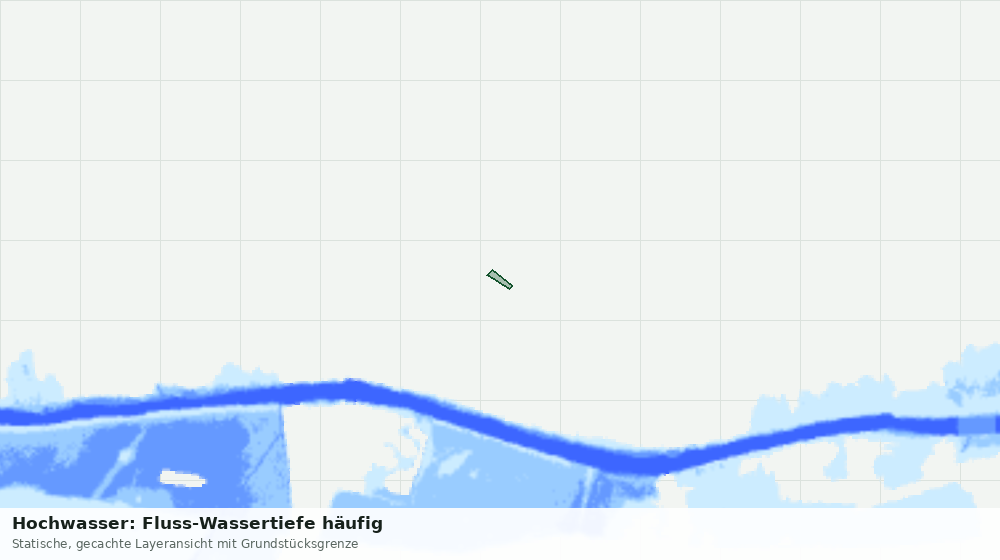 Statische Kartenansicht: Hochwasser: Fluss-Wassertiefe häufig