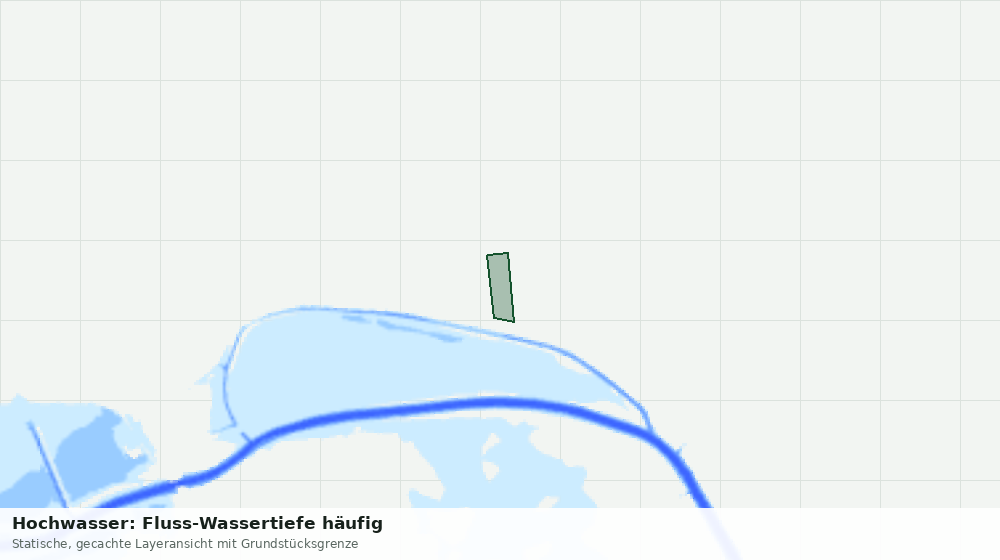 Statische Kartenansicht: Hochwasser: Fluss-Wassertiefe häufig
