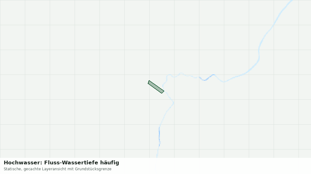 Statische Kartenansicht: Hochwasser: Fluss-Wassertiefe häufig