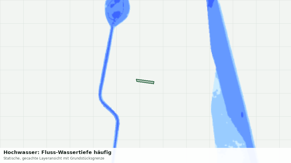 Statische Kartenansicht: Hochwasser: Fluss-Wassertiefe häufig