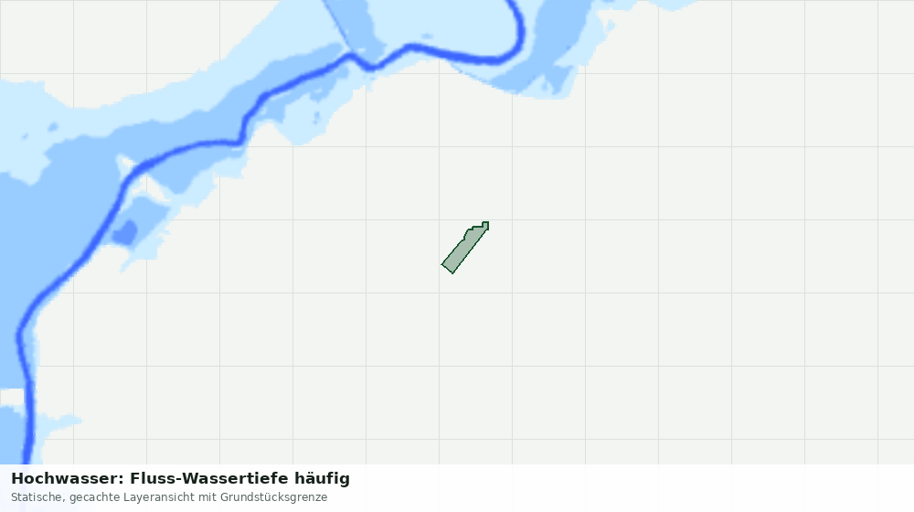 Statische Kartenansicht: Hochwasser: Fluss-Wassertiefe häufig