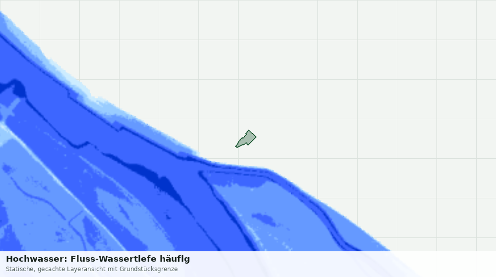 Statische Kartenansicht: Hochwasser: Fluss-Wassertiefe häufig