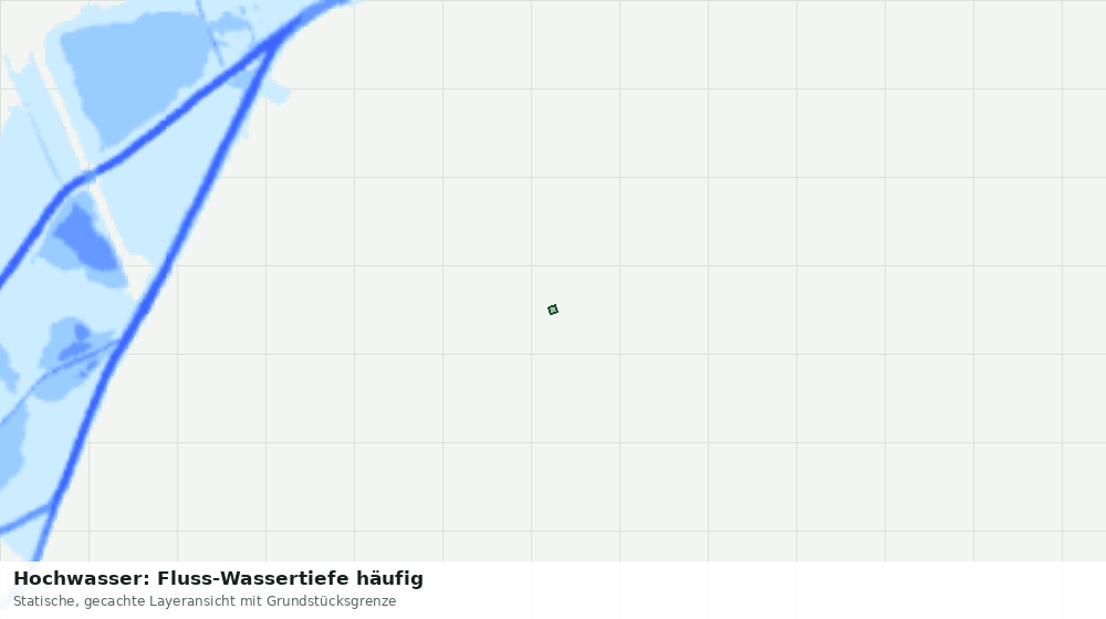 Statische Kartenansicht: Hochwasser: Fluss-Wassertiefe häufig