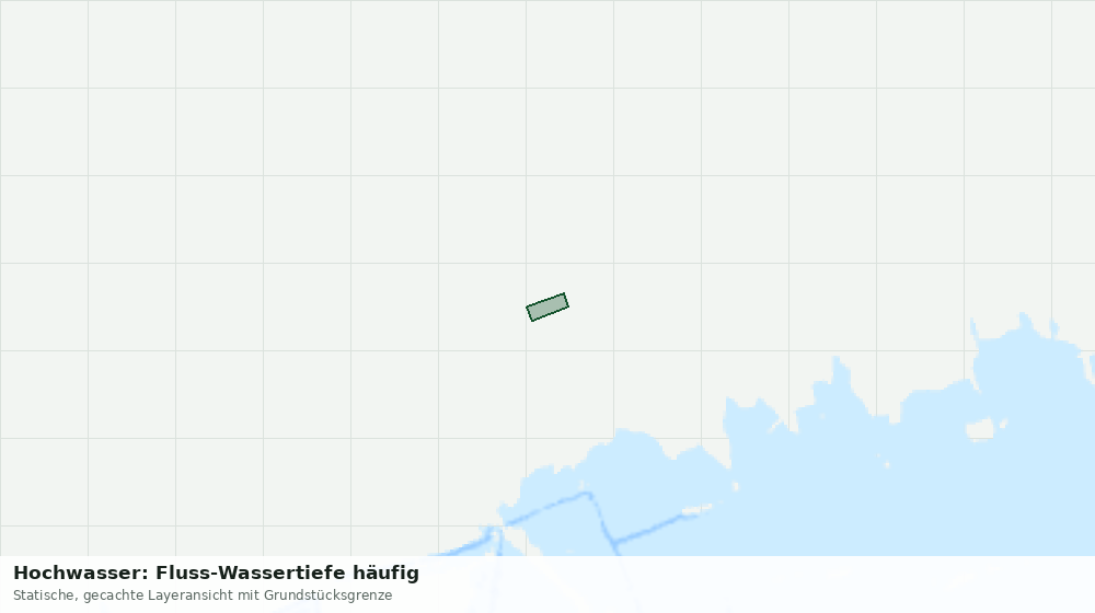 Statische Kartenansicht: Hochwasser: Fluss-Wassertiefe häufig