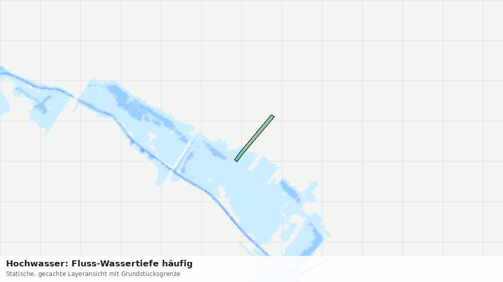 Statische Kartenansicht: Hochwasser: Fluss-Wassertiefe häufig