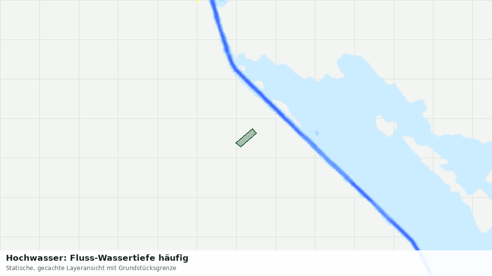 Statische Kartenansicht: Hochwasser: Fluss-Wassertiefe häufig