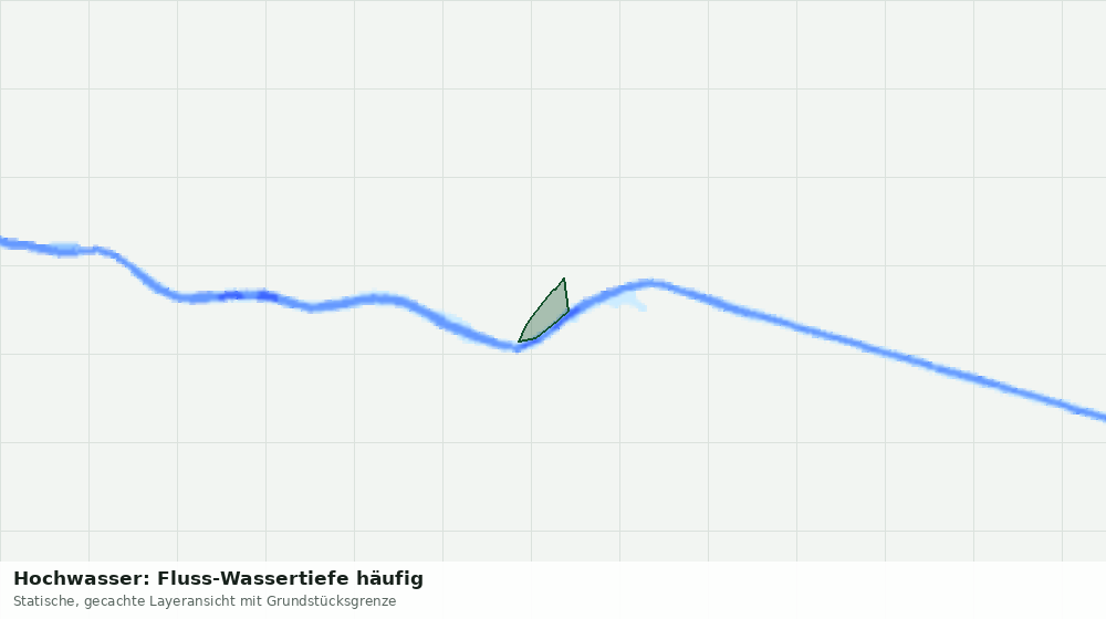 Statische Kartenansicht: Hochwasser: Fluss-Wassertiefe häufig