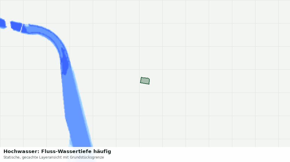 Statische Kartenansicht: Hochwasser: Fluss-Wassertiefe häufig