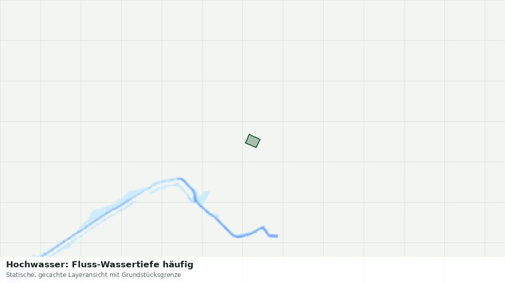 Statische Kartenansicht: Hochwasser: Fluss-Wassertiefe häufig