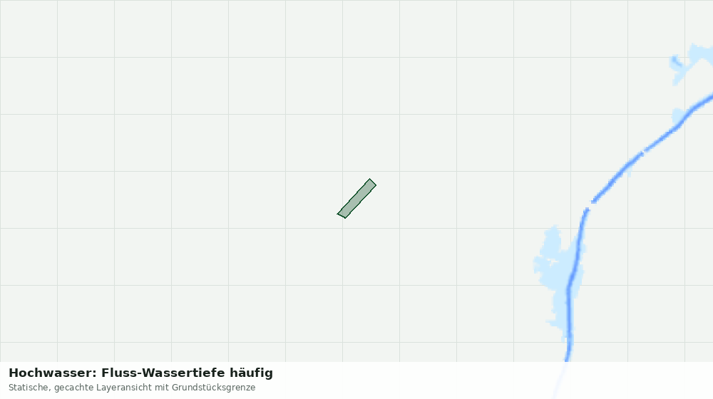 Statische Kartenansicht: Hochwasser: Fluss-Wassertiefe häufig