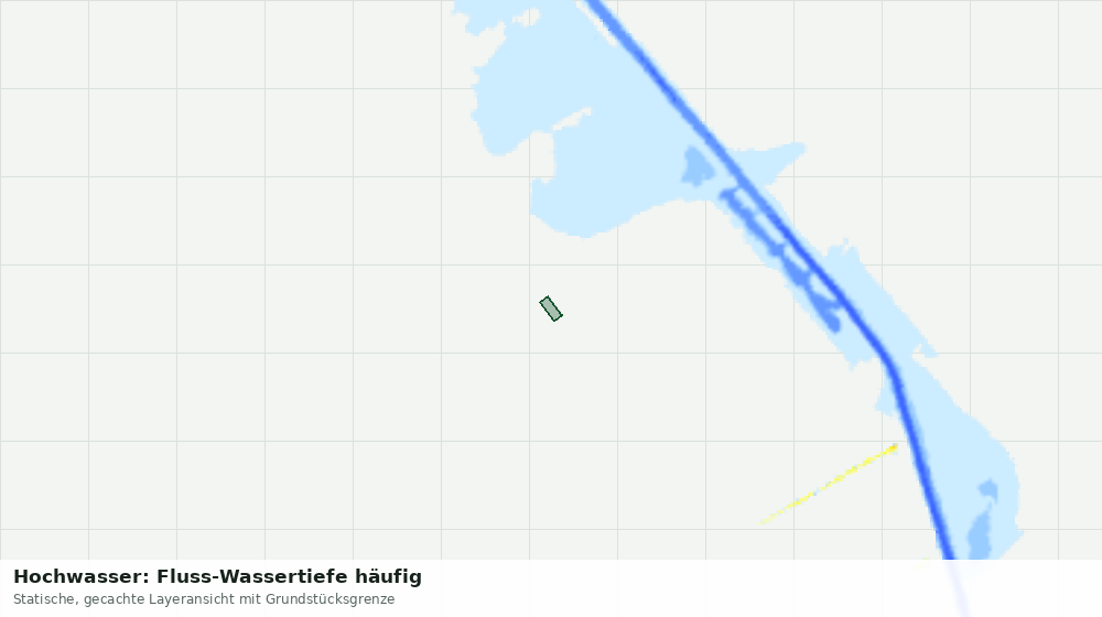 Statische Kartenansicht: Hochwasser: Fluss-Wassertiefe häufig